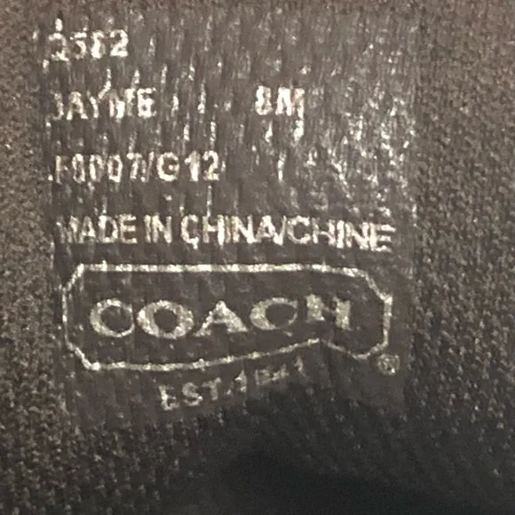 Coach Vintage Sneakers Size 8 Medium Jayme Women's Brown/Tan with Gold Detail - Picture 9 of 11